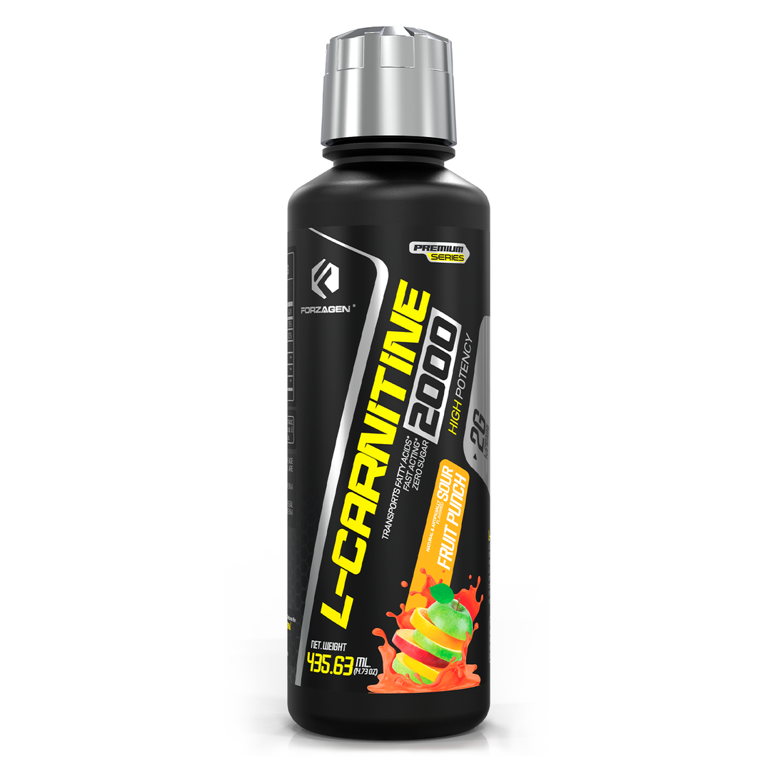 Forzagen L- Carnitine 2000 - Liquid L Carnitine with Vitamin B6 | Acetyl L-Carnitine | L-Tartrate