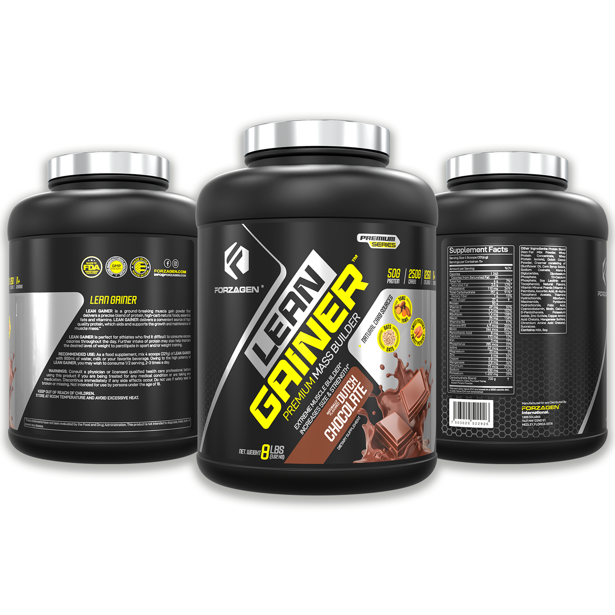 Lean Gainer Premium Mass Builder 12 LBS and 8 LBS Size availables ...