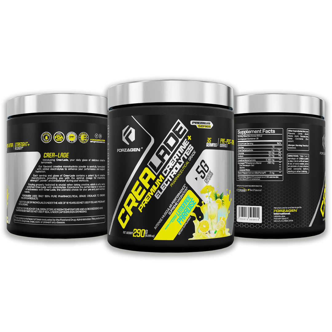 CREA-LADE PREMIUM CREATINE + ELECTROLYTES 35 servings Flavor