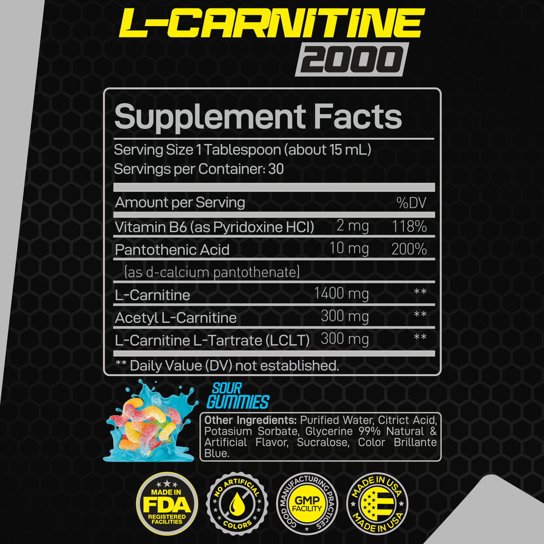 Forzagen L- Carnitine 2000 - Liquid L Carnitine with Vitamin B6 | Acet FORZAGEN Forzagen L- Carnitine 2000 - Liquid L Carnitine with Vitamin B6 | Acet FORZAGEN