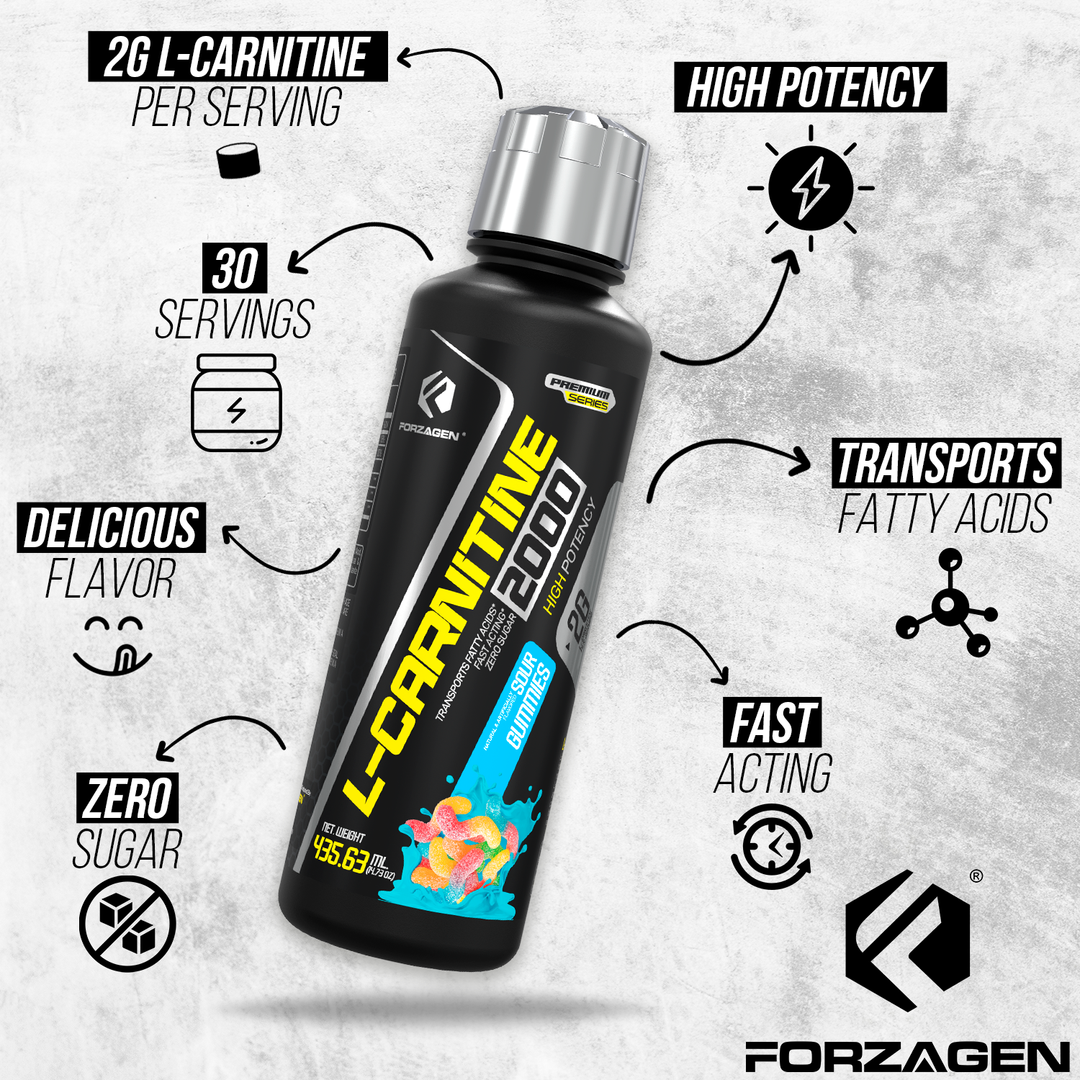 Forzagen L- Carnitine 2000 - Liquid L Carnitine with Vitamin B6 | Acet FORZAGEN Forzagen L- Carnitine 2000 - Liquid L Carnitine with Vitamin B6 | Acet FORZAGEN