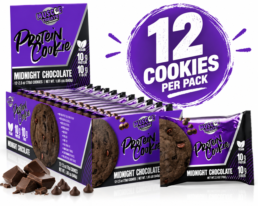 Protein Cookie Midnight Chocolate - 10 G of protein each cookie