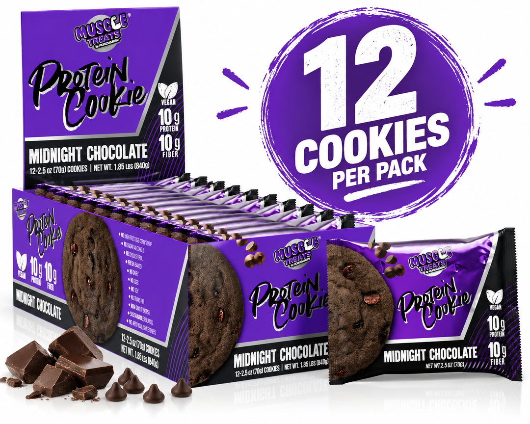 Protein Cookie Midnight Chocolate - 10 G of protein each cookie